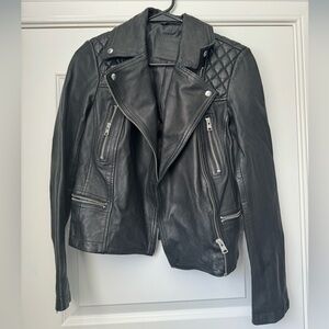 All Saints Genuine Leather Jacket